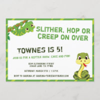 Enfants Reptile fête d'anniversaire | Serpent et l