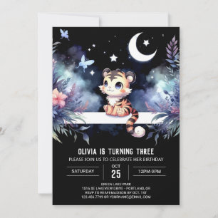 Invitation Enfants Sweet Tiger Anniversaire