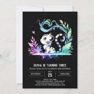 Invitation Enfants Tigre Personnalisé Anniversaire