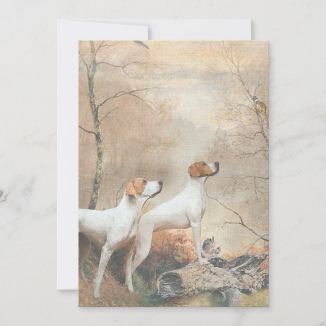 Invitation English Pointer  (Devant)