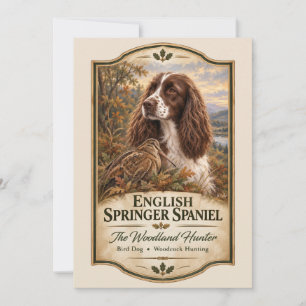 Invitation English Springer Spaniel