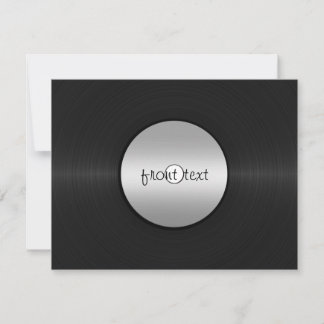 Invitation Enregistrement LP Vinyl Look