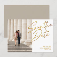 Enregistrer la colonne Date Modern Gold Parties sc