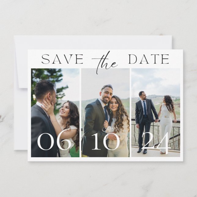 Invitation Enregistrer la date (Devant)