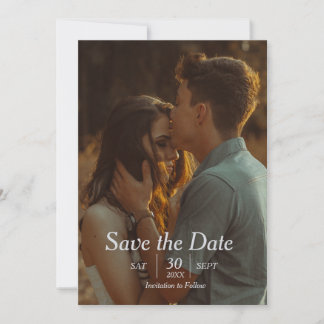 Invitation Enregistrer la date : Fête de l'amour et de l'enga