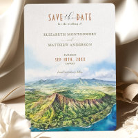 Enregistrer La Date Hawaii Destination Wedding