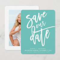 ENREGISTRER LA DATE poêlée menthe fuschia blanc