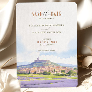 Invitation Enregistrer La Date Provence France Destination