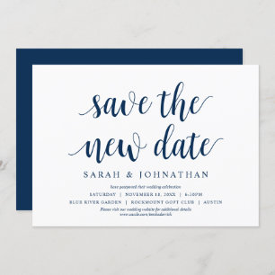 Invitation Enregistrer le nouveau Mariage de date Modifier la