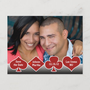Invitation Enregistrez la date (Las Vegas) Annonce photo