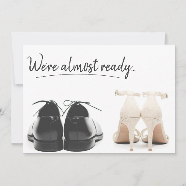 Invitation Enregistrez la date Simple & Moderne (Devant)