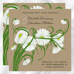 Invitation Ensemble de mariage Fleurs de Marguerite de Gerber