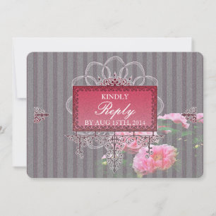 Invitation Ensemble d'invitation de mariage Baroque Glamour, 