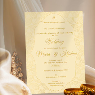 Invitation Ensemble d'invitation de mariage pour temple sud-i