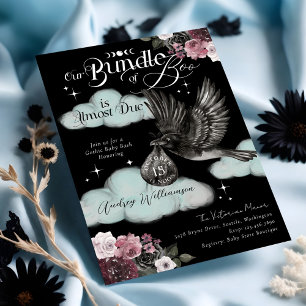 Invitation Ensemble gothique du Baby shower de livraison Boo