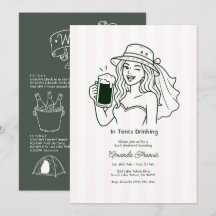 Enterrées à boire Doodle Camping Enterrement de vi