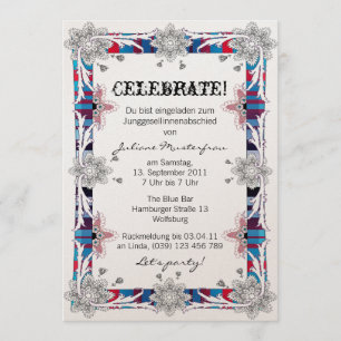 Invitation Enterrement de vie de garçon