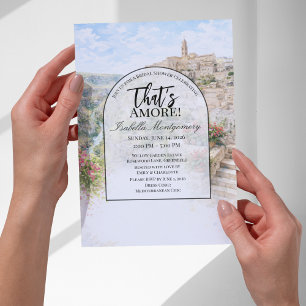 Invitation Enterrement de vie de jeune fille italien Matera C
