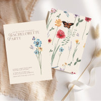 Enterrement de vie de jeune fille papillon fleur s
