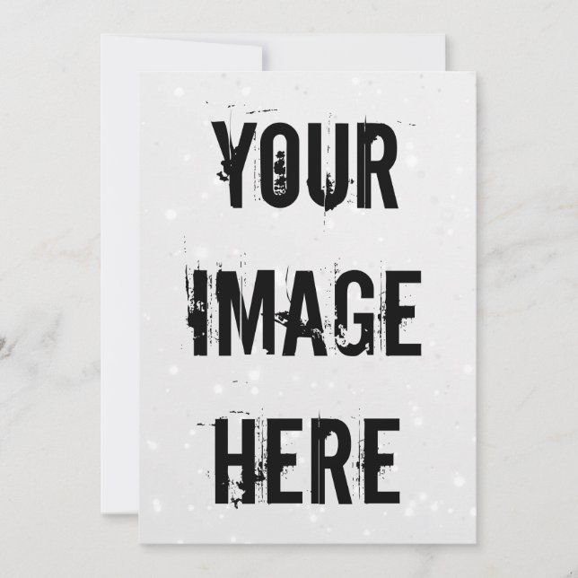 Invitation Entièrement personnalisable (Devant)