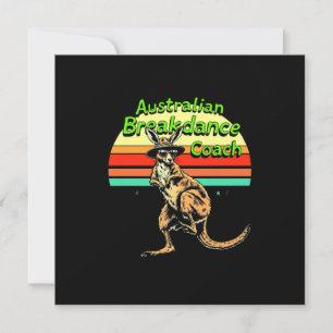 Invitation Entraîneur australien de breakdance Hip hop & brea