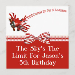 Invitation Entrée pour l'anniversaire de débarquement d'avion