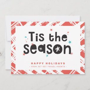 Invitation ENTREPRISE DE NOËL MERCI amusant c'est la citation