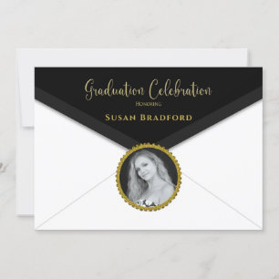 Invitation Enveloppe 2023 avec photo et nom Insérer