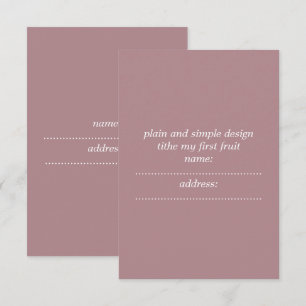 Invitation enveloppes blanches standard mat incluses dans la