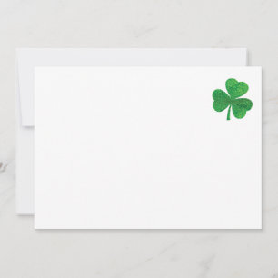 Invitation Enveloppes pour la Saint-Patrick – Vert chanceux d
