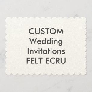 Invitation ENVOI ECRU 110lb 7x5" à bascule