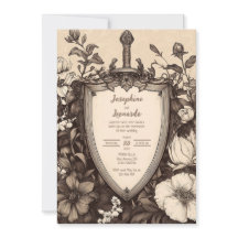 Épée Vintage médiévale et bouclier