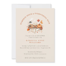 Épice citrouille & Tout Nice - Baby shower d'autom