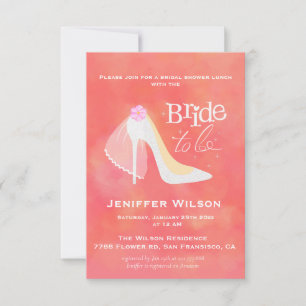 Invitation Épouse à être Mariage Fête des mariées talon haut