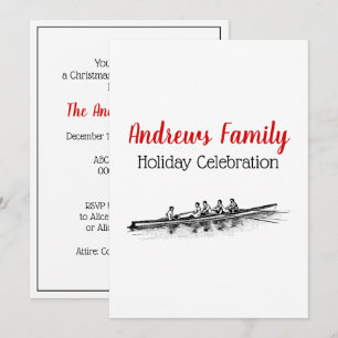 Invitation Équipe de raideurs d'aviron Sports nautiques