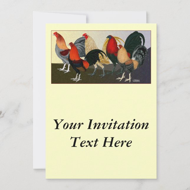 Invitation Équipe Rooster Dream (Devant)