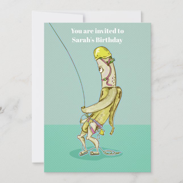 Invitation Escalade Banana Belay Rock (Devant)