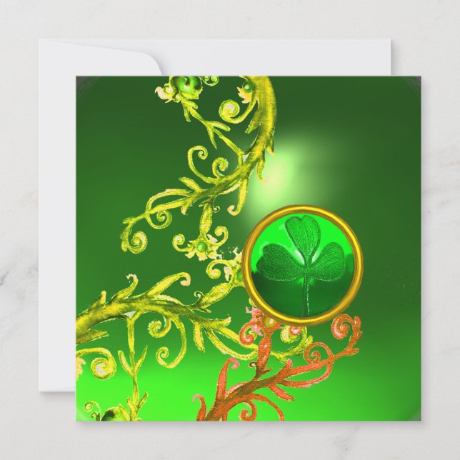 INVITATION ESCALIERS VERTS ET JOURNÉE DU SHAMROCK ST PATRICK (Devant)