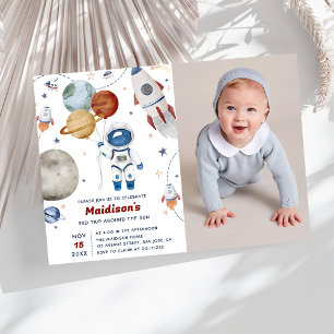 Invitation Espace Extérieur Anniversaire 3ème Voyage Autour D