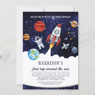 Invitation Espace Extérieur Premier Voyage Autour De L'Annive