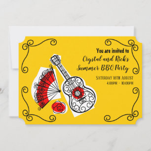 Invitation Espagnol Souvenirs Group Corners horizontaux