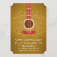Invitation espagnole de guitare