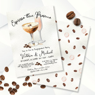 Invitation Espresso Martini Prosecco