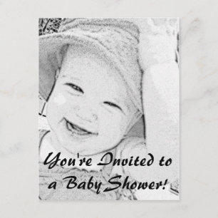 Invitation esquissée de baby shower