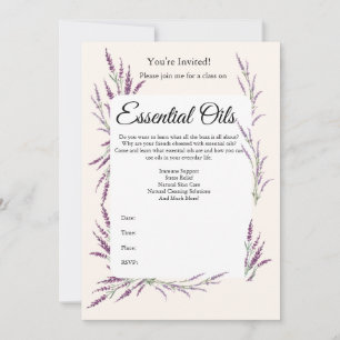 Invitation Essential Oil Class