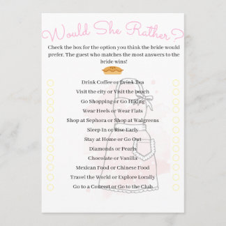 Invitation Est-Ce Qu'Elle Préférerait ?