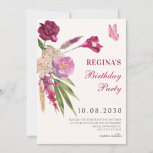 Invitation Esthétique florale