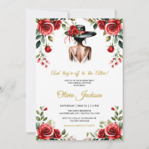 Invitation Et les voilà à l'autel ! Thème Derby