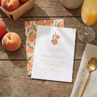 Été Vintage Pêche Fête des mariées Boho Fruit