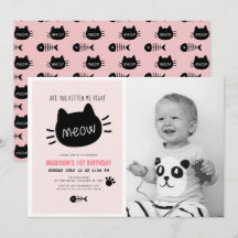 Êtes-Vous Kitten Me Droite Meow Rose Photo